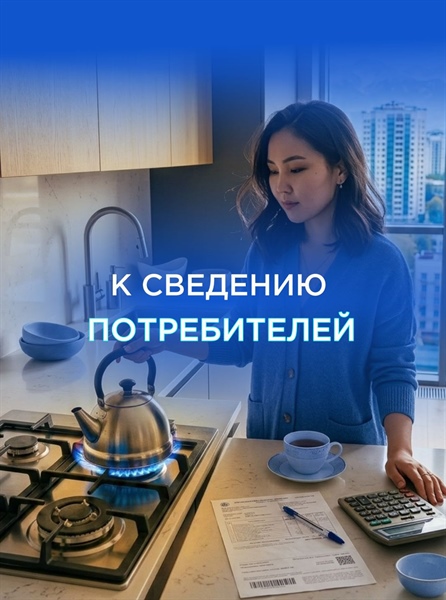 2026 жылғы 1 шілдеден бастап Қазақстан Республикасының аумағында тауарлық газға жаңа бөлшек сауда бағалары қолданысқа енгізіледі.